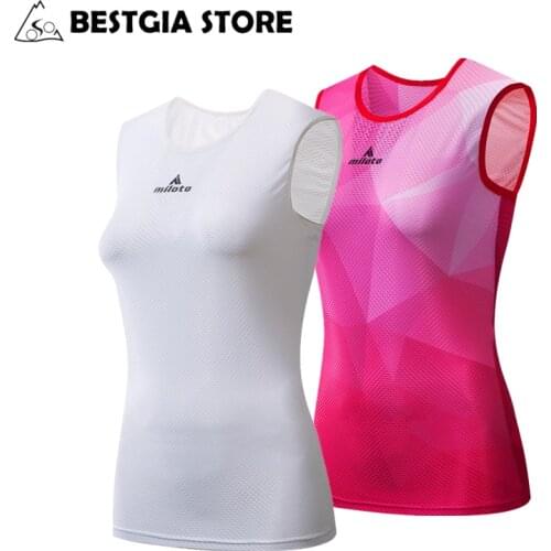 Women Summer Cycling Vest Bicycle Outdoor Sport Quick Dry Sleeveless Clothing Breathable Undershirt Riding Running Climbing Vest