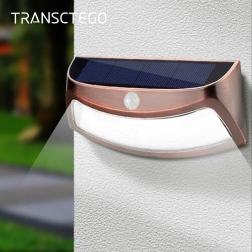 10 LED Solar Light Motion Sensor Wall Lamp Solar Garden Light Outdoor Waterproof Patio Home Lantern Lighting Yard Fence Lamps
