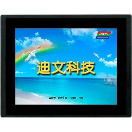 8-inch Serial Port Screen DMT10768C080_15WT Touch Screen Human-machine Interface Industrial Control Screen with Shell