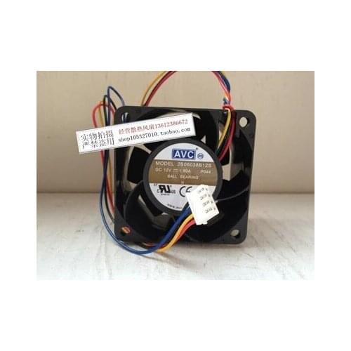AVC 6038 6CM 12V 1.80A 2B06038B12S 4P dual ball big air fan