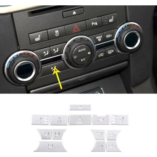 Car Styling Central Control Multimedia Buttons for Land Rover Discovery 4 LR4 2010-2016 for Land Rover Range Rover Sport 2010-13