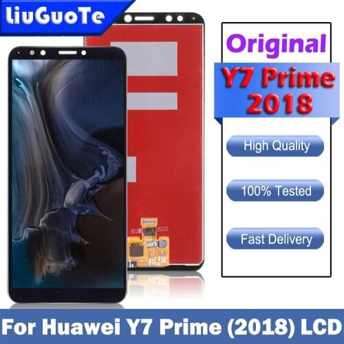 Display For Huawei Y7 2018 / Y7 Pro 2018 / Y7 Prime 2018 LCD Display + Touch Screen Digitizer Assembly Replacement + Frame