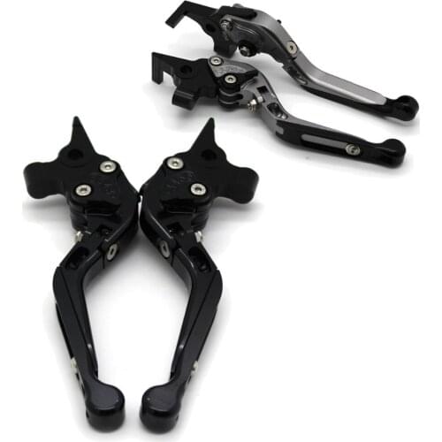 For BMW S1000R S1000RR (NOT HP4 Comp. ver) with logo Motorcycle Frame Ornamental Foldable Brake Handle Extendable Clutch Lever