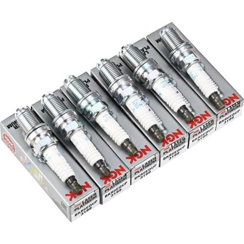 For RANGE ROVER 3 4.4 Ignition Plug [BKR6EQUP]-6 Pcs (NGK) 100 Genuine NGK Laser Platinum Spark Plugs Set/BKR6EQUP/6 Pcs