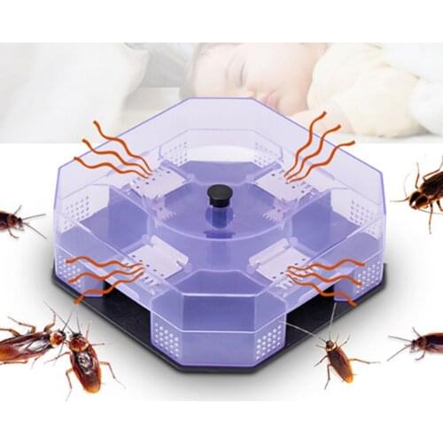 Effective Cockroach Traps Box Reusable Cockroach Bug Roach Catcher Cockroach Killer Bait Traps Pesticide For Kitchen Home Tools