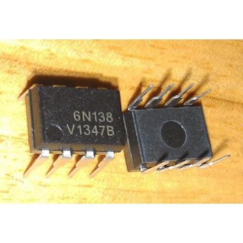 10PCS/LOT 6N138 DIP8 DIP-8 photoelectric coupler New original In Stock