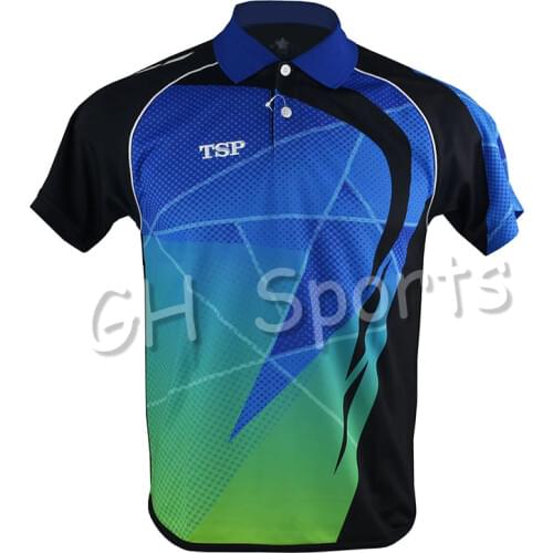TSP Table Tennis Jerseys (Design in Japan) T-shirts for Men / Women Badminton Ping Pong Cloth Sportswear Training T-Shirts