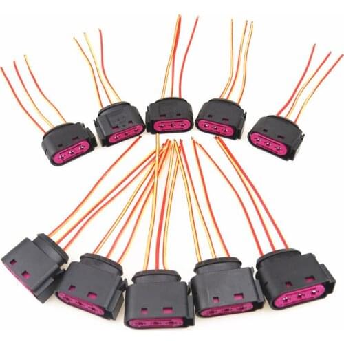 AZQFZ Cable Plug For Car Battery Fuse Box For Seat Leon Toledo Alhambra A3 VW Bora Caddy Beetle Sharan Golf 1J0937773 1J0937617D