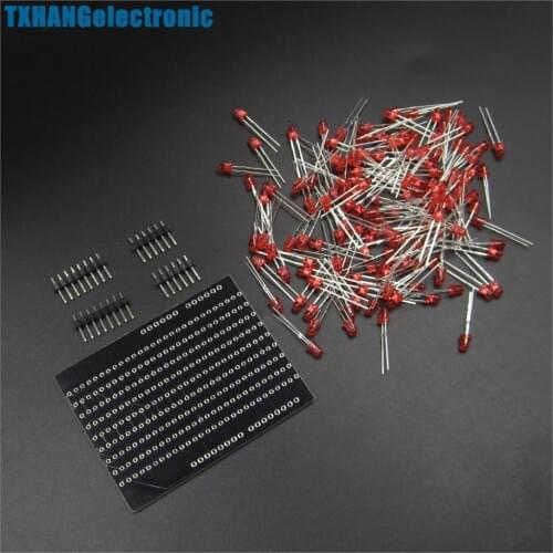 LOL Shield Matrix Lots of LEDs Charlieplexed Display DIY Red light diy electronics