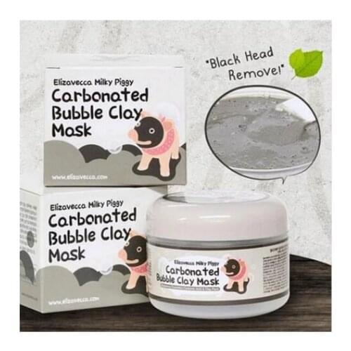 Hot Black Mask Milky Piggy Carbonated Bubble Clay Mask 100g Remove Blackhead Acne Purifying Pores Face Care Facial Sleeping Mask