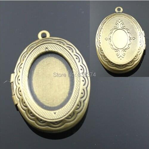 Fashion PHOTO LOCKET 22*29mm 100pcs ANTIQUE BRONZE Necklace Pendant & Charm Findings and Setting DIY Jewelry Accessories