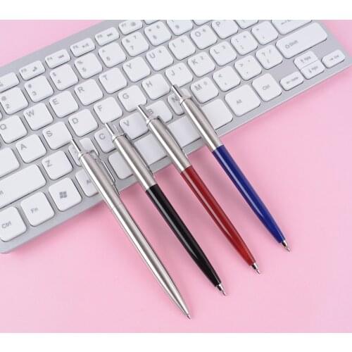 0.5mm Cute Kawaii Ballpoint Commercial Press Metal Ballpoint Pens Student Gifts Awards Gel Pen Ink Color Black Or Blue