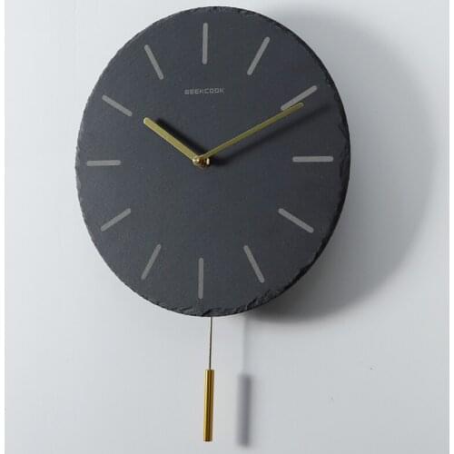 Minimalist Wall Clock Modern Design Industrial Living Room Mute Quartz Clock Vintage Home Decor Kitchen Horloge Kids Rooms Bb50
