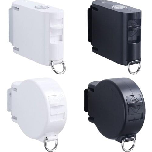 Indoor Outdoor Invisible Clothesline with Hanger Hole Retractable Clothesline Rope Drying Rack Balcony Clothes Line No Drilling