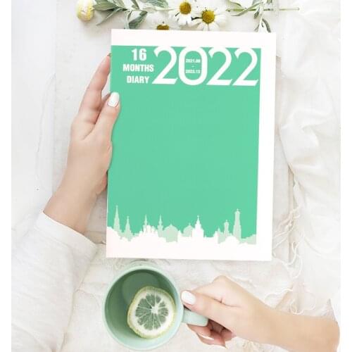 2021 2022 Agendas Schedule A5 Notebook Monthly Weekly Planner Organizer Journal Diary Office Handbook School Supplies Stationery