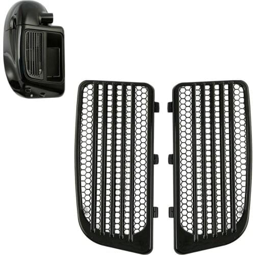 Motorcycle Radiator Grills Lower Fairing Twin Cooled For Harley Touring Road King Road Glide Street Glide 2014-2018