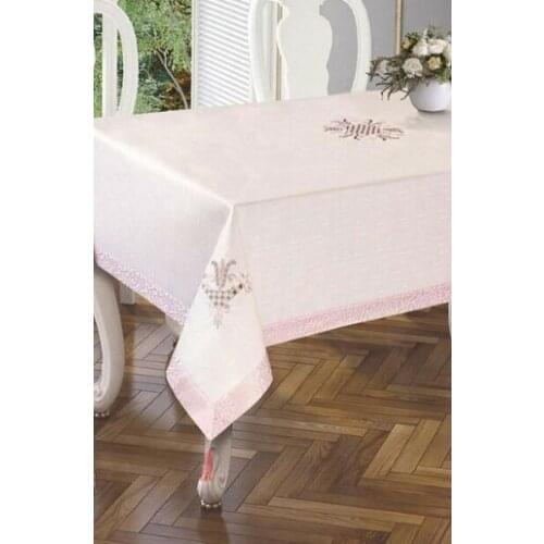 Tulip Embroidered Tablecloth 160X220cm