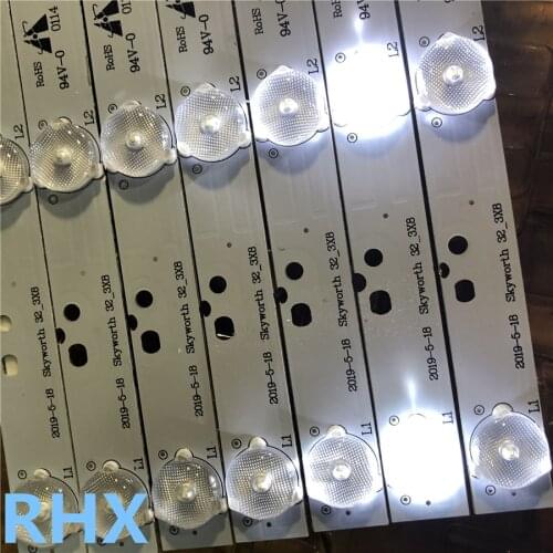 12Pieces/lot x 32 inch Original LED Fliter TV for SKYWORTH 32_3X8 595mm 8LED 100%NEW