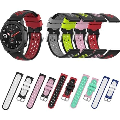 20mm 22mm Silicone Watchband for Samsung Galaxy Watch 42mm 46mm smart watch sports wrist strap Band For Huawei watch gt 2