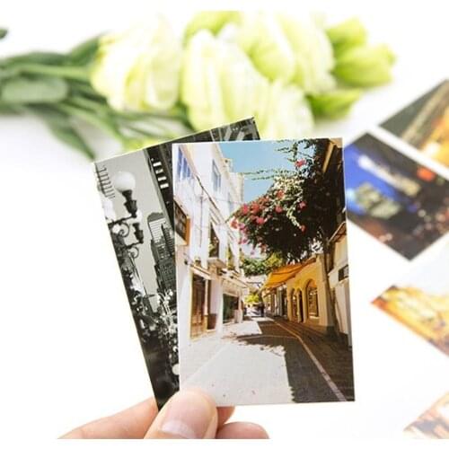 5.2*8cm 54pcs Mini Card hello world print Scrapbooking Craft Paper card DIY gift Decoration card message card