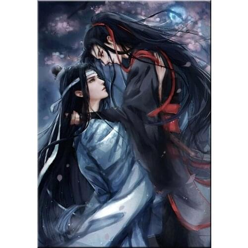 5d Diy Diamond Painting Mo Dao Zu Shi Figure master of the devilish cult Anime Cross Stitch 3D Diamond Mosaic Full Square Drill