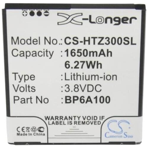 Cameron Sino 1650mAh battery for HTC 0PA6A100 Desire 300 301 301e Z3 35H00190-09M BP6A100 Mobile, SmartPhone Battery