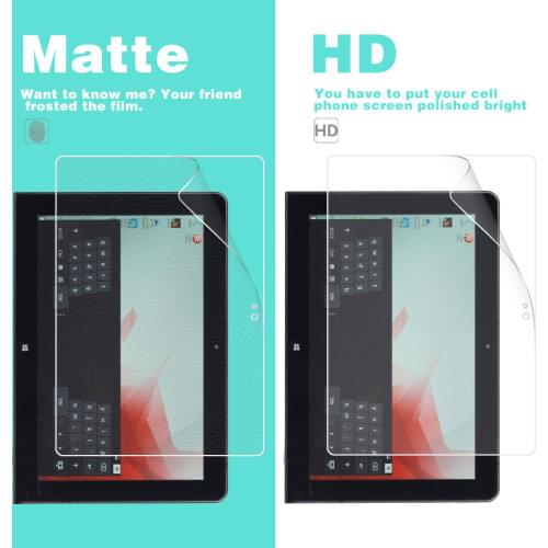 Anti-Glare Matte Film For Lenovo ThinkPad 10 10.1 in HD Clear Glossy Film Front LCD Screen Protector + Cleaning Cloth