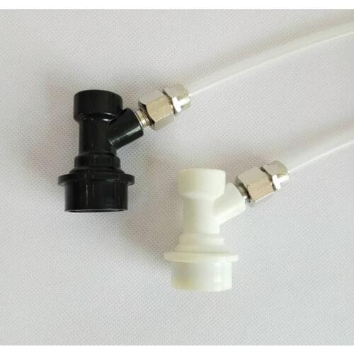Free Shipping Ball Lock Coupler Gas In & Liquid Out Set With 6*8 mm Beer Hose Connector(Without hose)