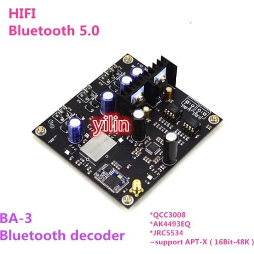 ZEROZONE BA-3 HIFI QCC3008+AK4493EQ Pure Bluetooth 5.0 DAC decoder board With MKC clock