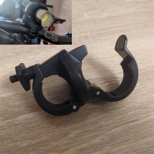 Flashlight Mount Holder For LED Bicycle Bike Torch Clip