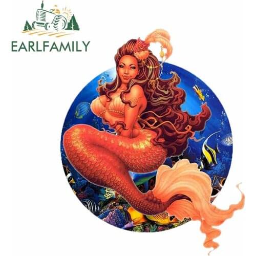 EARLFAMILY 13cm x 10.5cm for Sexy Girl Vinyl Car Stickers DIY Decal Personality Sticker Repair Bumper Vinyl Material Decoration