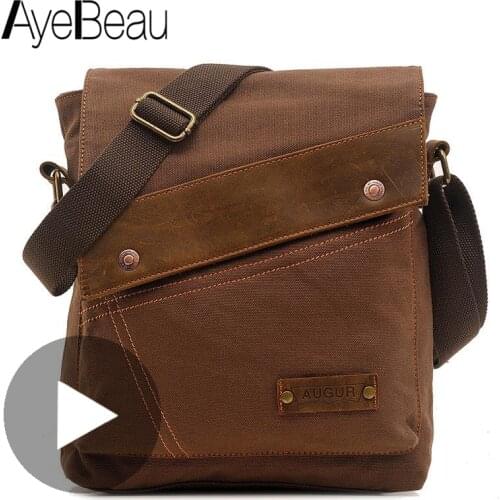 Canvas Messenger Crossbody Shoulder Men Bag Cross Body Male Handbag Side Hit For Sac Bolso Bolsa Tas Satchel Porter 2020 Casual