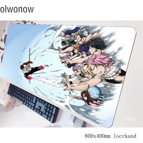 Fairy tail mousepad gamer Customized 800x400x3mm gaming mouse pad large Personality notebook pc laptop padmouse ergonomic mat