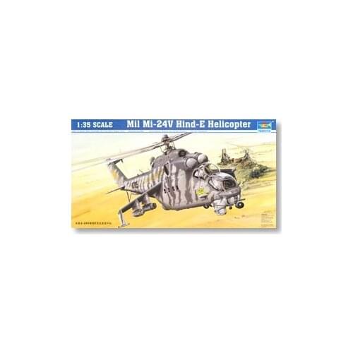 Trumpeter 1/35 scale model 05103 Mi-24V Heroic E armed helicopter