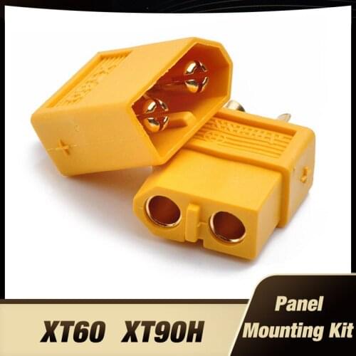 Amass XT60 XT90 Plug Connectors Male and Female Panel Mounting Kit