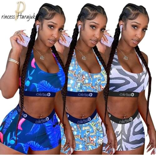 2 Piece Suit Customized Two Piece Sport Run Breathable Sets 2020 Summer Clothes Womens Outfits Plus Size Short Set Dropshipping