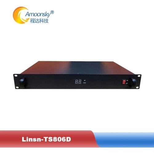 Linsn ts806d external sending card box with 4 network port sending card like MCTRL 600 Novastar