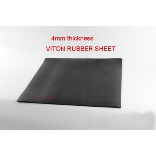4mm thickness Fluorine rubber sheet FKM plate Aflas Rubber Sheet FPM mat Viton cushion pad acid, alkali and high temperature