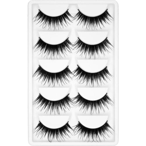 Kimcci 3D Mink Lashes 100% Cruelty free Mink Eyelashes Handmade Reusable Natural Eyelashes Popular False Lashes Makeup Cilia