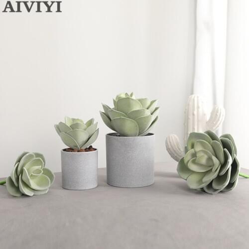 New Artificial Silk water lily small mini lotus decoration living room hotel Cute home office for Buddha artificial lotus