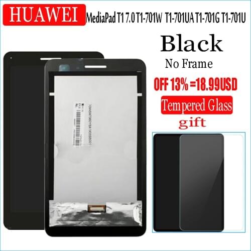 7" New For Huawei Honor Play Mediapad T1-701 T1 701U T1-701U T1-701G LCD Display With Touch Screen Panel Digitizer