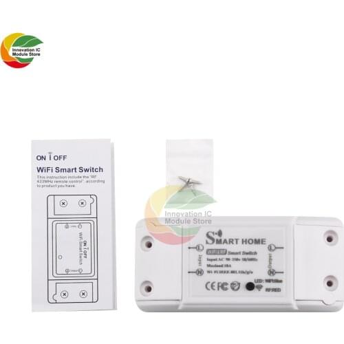 New Smart On-off Device Tuya Solution Smart Remote Switch Mobile Phone Control 433/433+wifi/wifi Smart Home Automation Modules