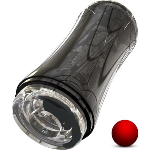 New Male Masturbator cup with vibrating Ball sex shop sex fantasies man toys Vacuum sucking adult products stimulation for men