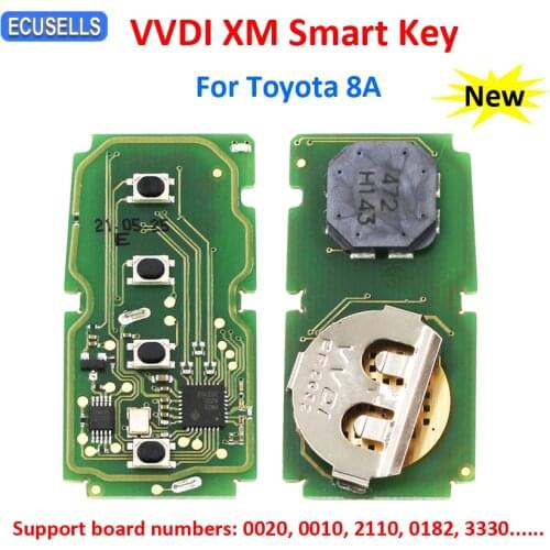 Xhorse VVDI XM Smart Key PCB Circuit Board for Toyota 8A for VVDI Key Tool Plus Max VVDI2 Mini Support Renew and Rewrite
