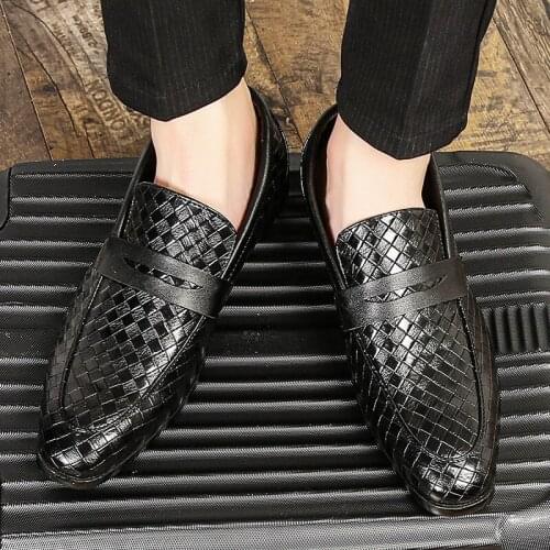 2020 genuino for casual Moccasins scarpe Sneaker black summer sapato shoes-for-men breathable casuales zapatillas cuero de shoe