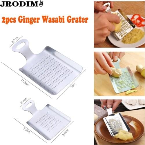 Ginger Grater Presser Wasabi Grater Stainless Steel Garlic Grinder Crusher Fruit and Vegetables Tool Kitchen Gadgets Accessories