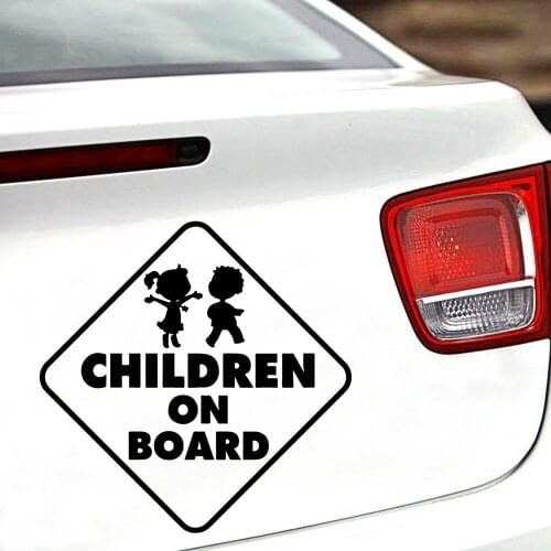 Drop Shipping Children On Board Auto Sticker Fun Vinyl Car-Styling Car Sticker Decals Decor
