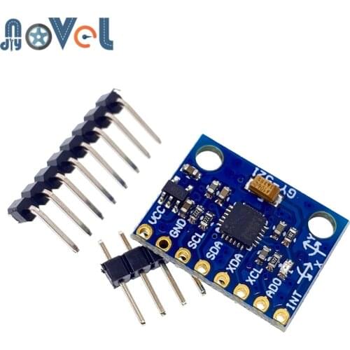 1Set IIC I2C GY-521 MPU-6050 MPU6050 3 Axis Analog Gyroscope Sensors + Accelerometer Module For Arduino With Pins 3-5V DC