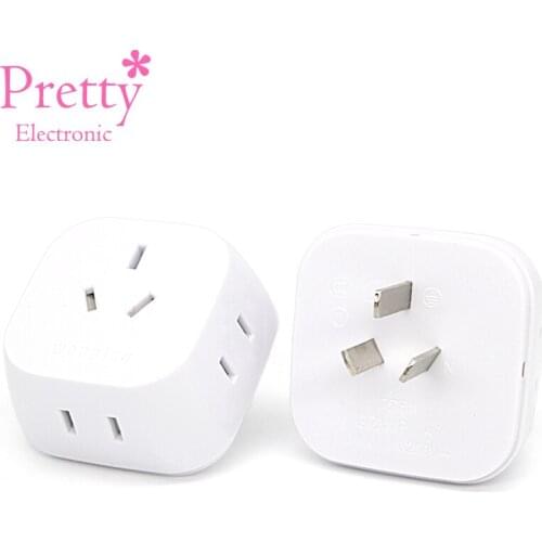 1PC US to AU Plug Adapter 4 in 1 Wall Charger Outlet Travel Converter Socket Lightweight AC Power 3 Pin Electrical Sockets
