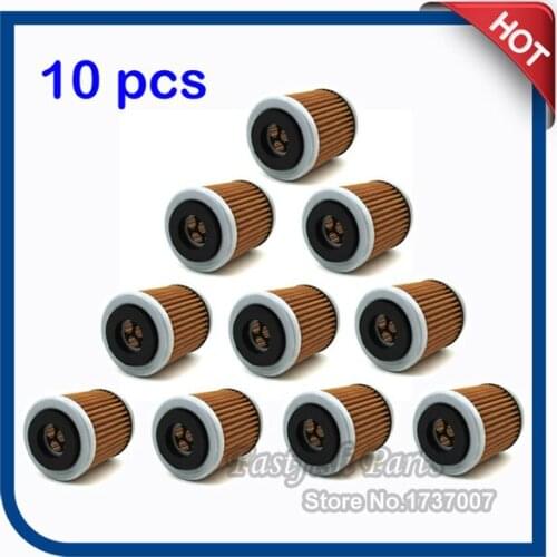 10pcs/pack Oil Filter For YZ426F YZ250F YZ400F TTR250 WR426F WR400F WR250F YFM350 MOTO-4 YFM400 BIG BEAR 2001 YFM350R RAPTOR ATV